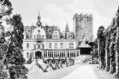 023.Sommerschenburg, Schloss-Blick zum Turm - 1936