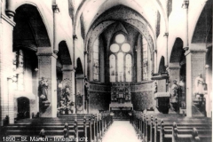 1890 - St. Marien -Innenansicht-
