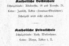 1930 - kath. Volksschule und kath. Privatschule