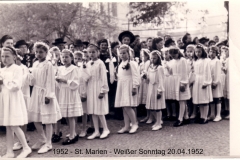 1952_04_20 - St. Marien - Weißer Sonntag