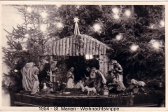 1954 - St. Marien -Weihnachtskrippe